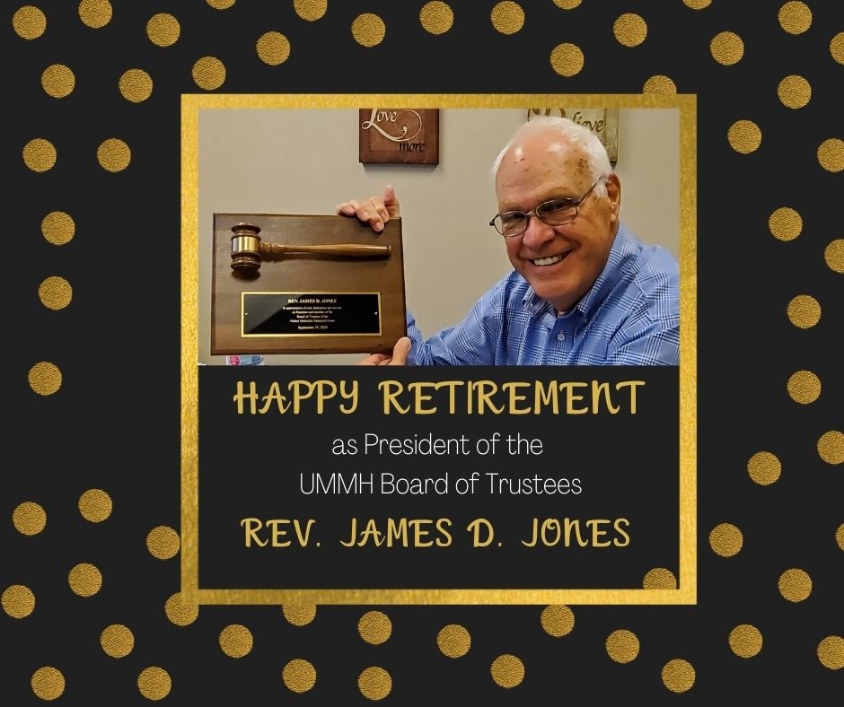 Happy Retirement card for Reverend James D Jones