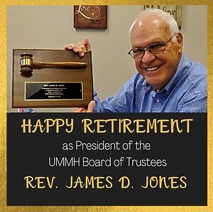 Happy Retirement card for Reverend James D Jones