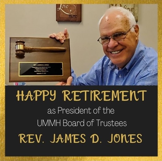 Happy Retirement card for Reverend James D Jones