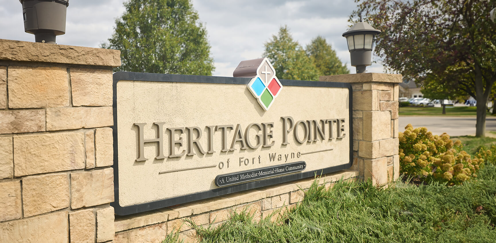 Heritage Pointe of Fort Wayne entrance sign