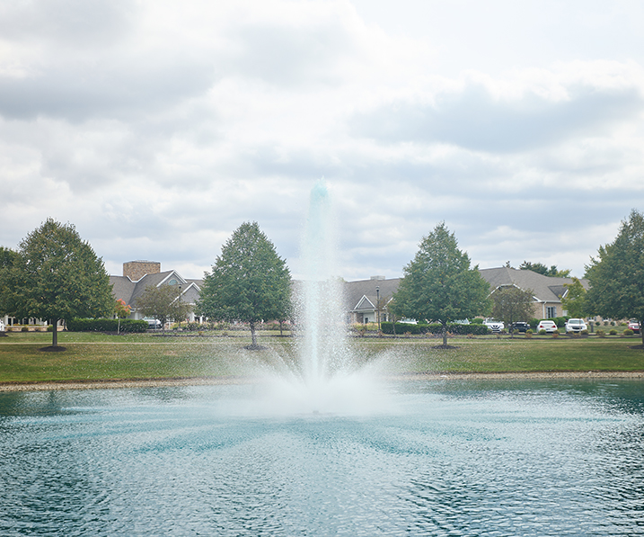 Heritage Pointe of Fort Wayne fountain