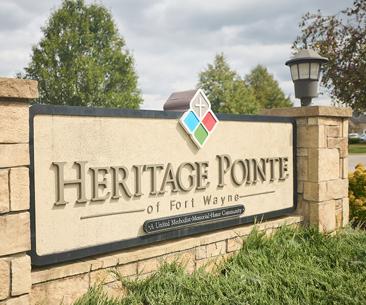 Heritage Pointe of Fort Wayne front signage