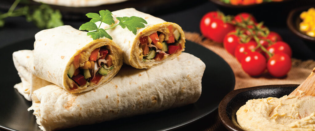 Chickpea wrap
