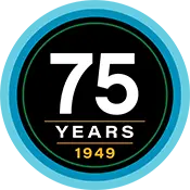 75 Years badge