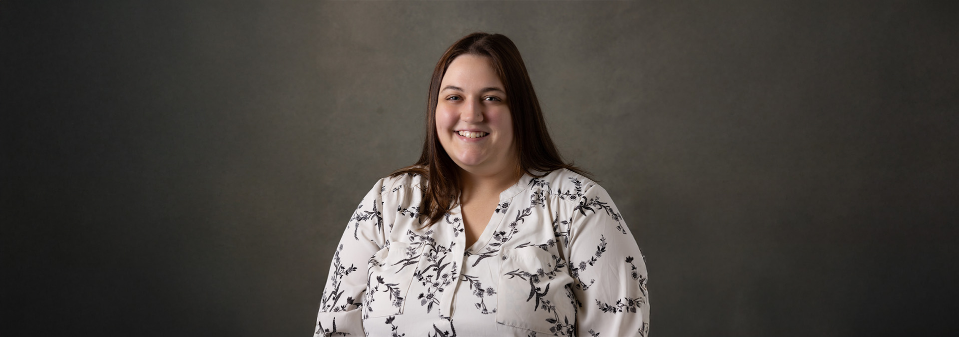 Wide shot of Olivia Baker headshot