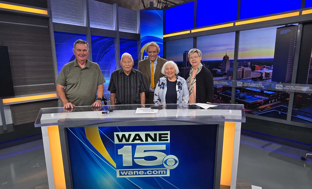 Heritage Pointe Fort Wayne residents behind wane 15 news anchor desk