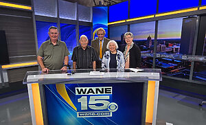 Heritage Pointe Fort Wayne residents behind wane 15 news anchor desk