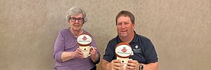 Heritage Pointe Huntington resident Lois march madness bracket winner