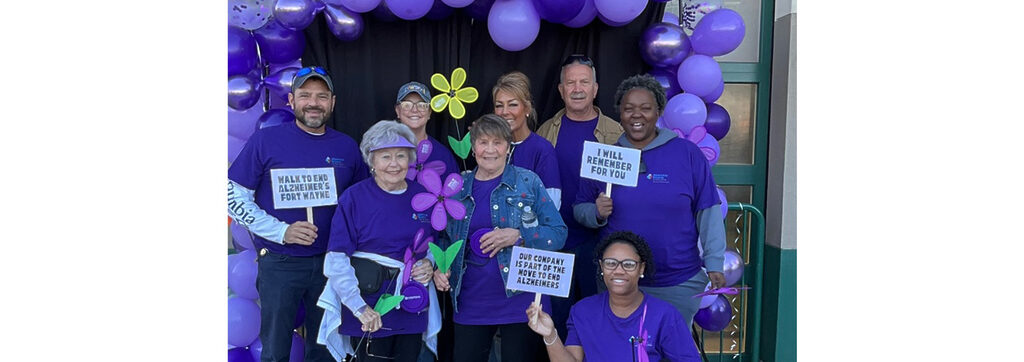 Fort Wayne, IN participants of Walk to end Alzheimers