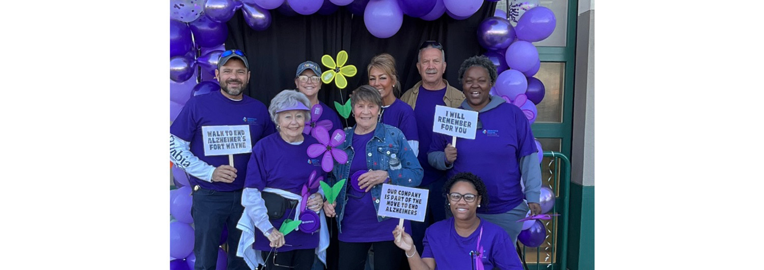 Fort Wayne, IN participants of Walk to end Alzheimers